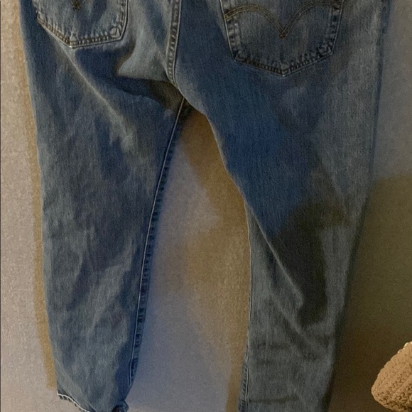 Levi's Classic 501 Relaxed Fit Men's Jeans - Blue - Picture 3 of 4